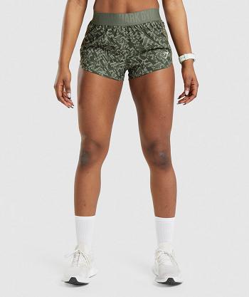 Gymshark Tränings Loose Fit Shorts Dam Gröna | SE 2412OKI